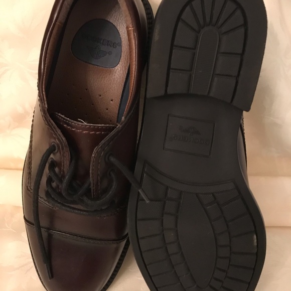 Dockers men’s brown Gordon Cordovan shoes with laces great business shoe (OLCC) - Picture 2 of 9